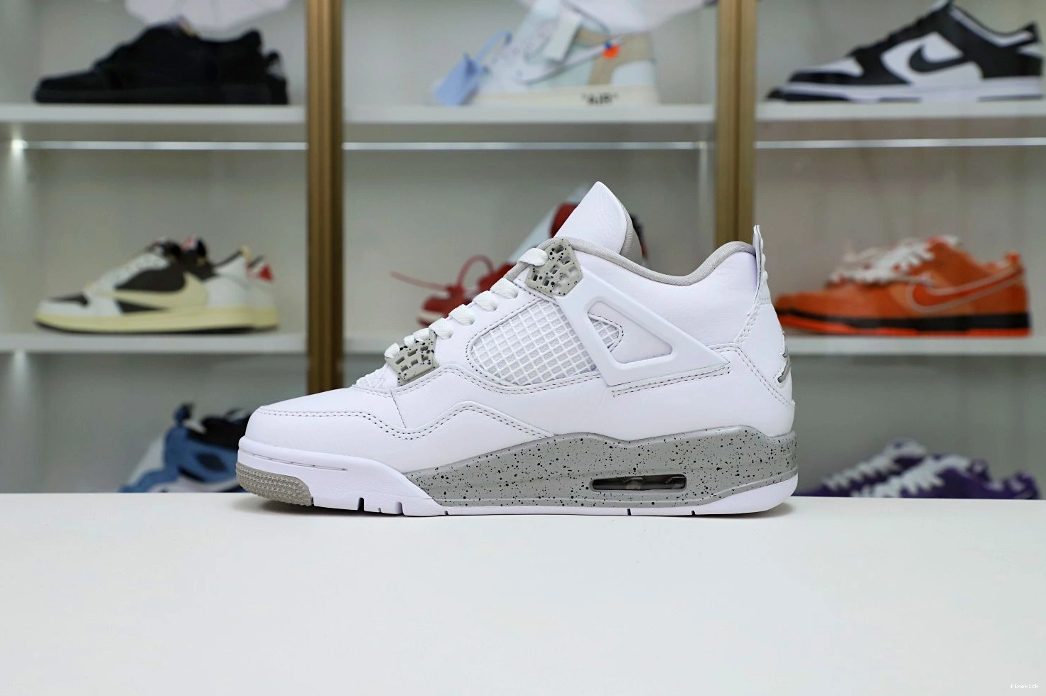 OREO' JORDAN 'WHITE 4 RETRO AIR 0312